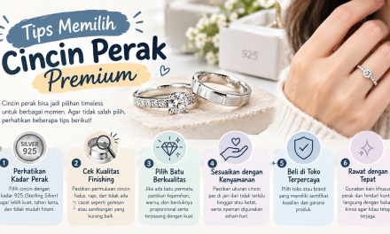 Cincin Perak Premium, Bikin Tangan Makin Anggun