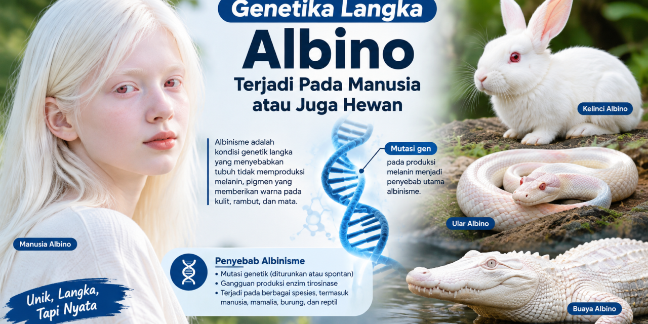 Genetika Langka Albino Terjadi Pada Manusia Atau Juga Hewan