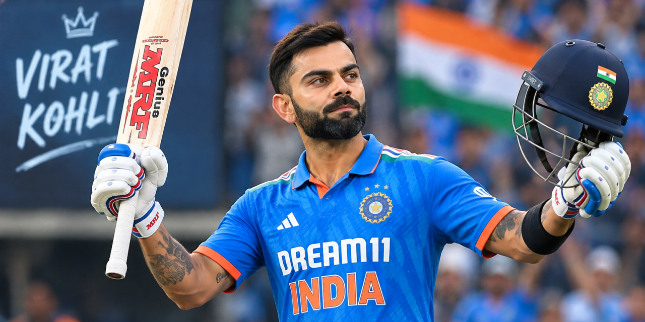 Mengenal Perjalanan Karier Virat Kohli, Bintang Besar Kriket India